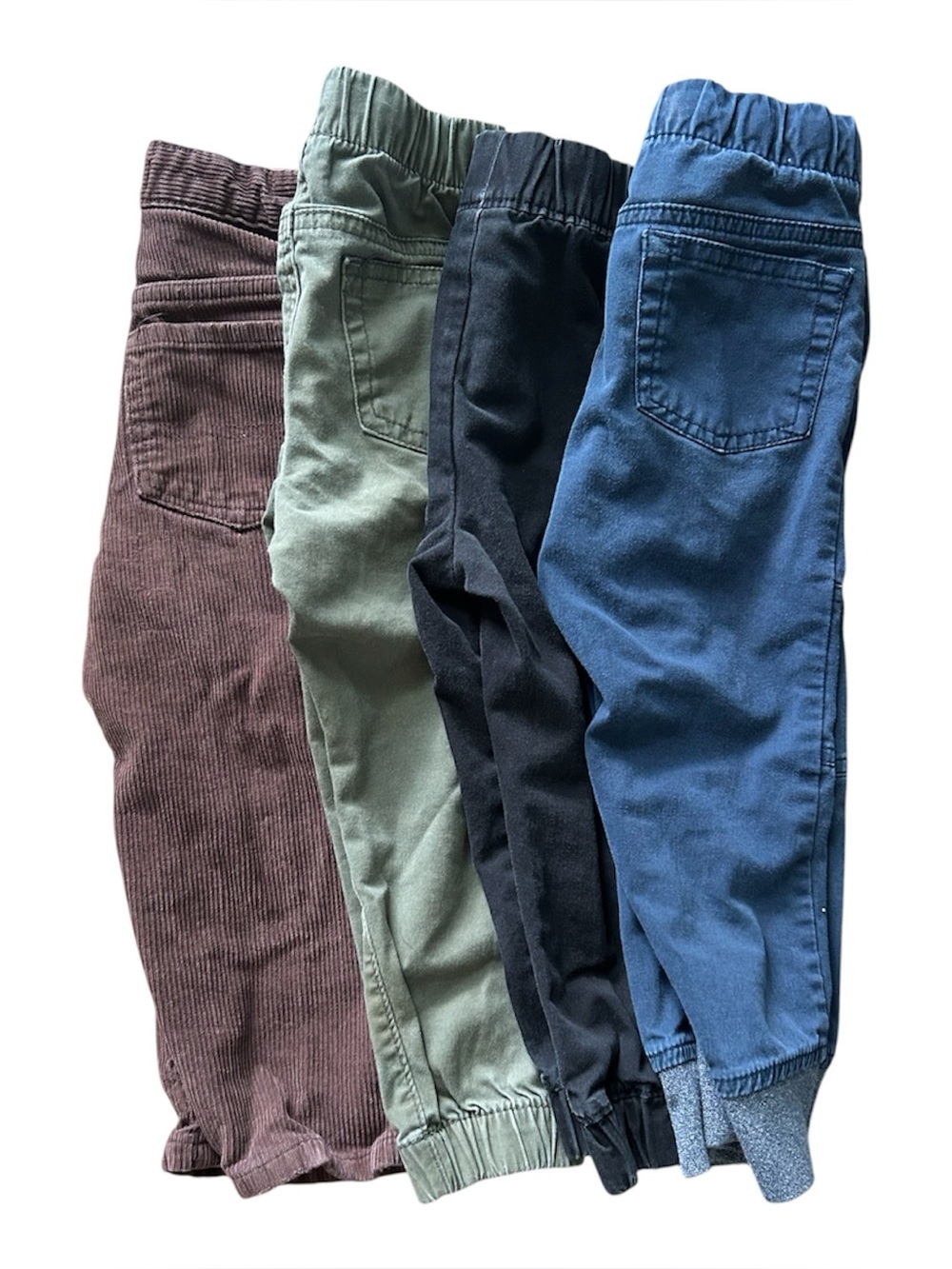 Lot of Kids Jogger Pants - Brown, Olive, Black, Blue